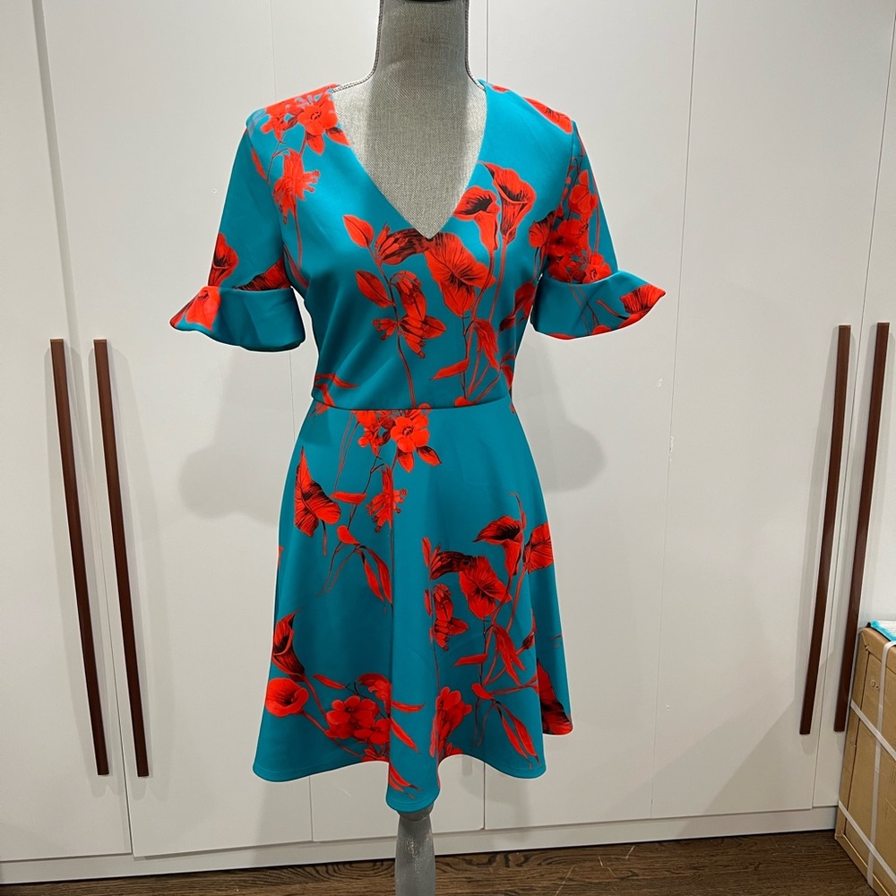 Ted Baker dress, size S color red, like new